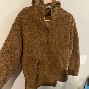 Old navy brown Sherpa jacket